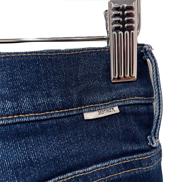 Mother Denim Insider Ankle Mid-Rise Jeans, Sweet Lime, 26 - Picture 6 of 10